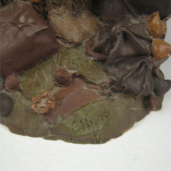 Tom Clark Gnome Figurine Sculpture Elf Chocolate Chip Vintage Resin WEAR - Picture 7 of 14